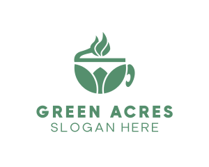 Organic Green Tea logo design