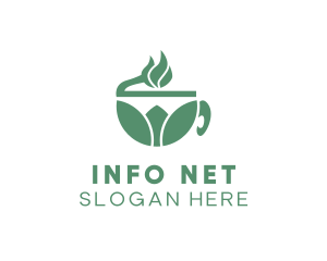 Organic Green Tea logo design