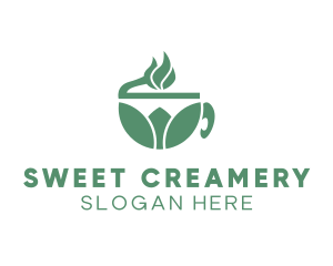 Organic Green Tea logo design