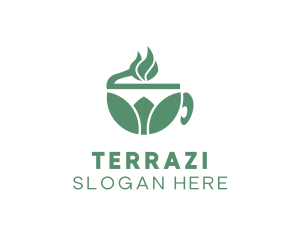 Organic Green Tea logo design