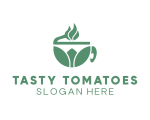 Organic Green Tea logo design