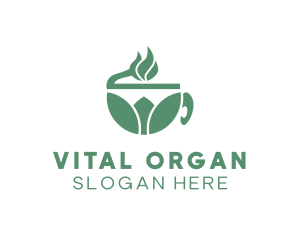 Organic Green Tea logo design