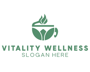 Organic Green Tea logo design