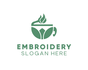 Organic Green Tea logo design