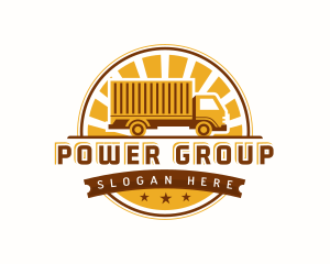 Trailer - Truck Mover Logistics logo design