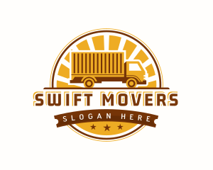 Mover - Truck Mover Logistics logo design