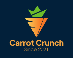 Carrot - Carrot Crown Vegetable logo design