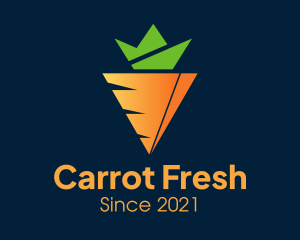 Carrot - Carrot Crown Vegetable logo design