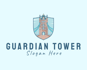 Tower Bridge Landmark logo design