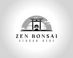 Bonsai - Bonsai Tree Shinto logo design
