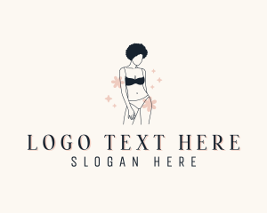 Dermatologist - Bikini Beauty Lingerie logo design