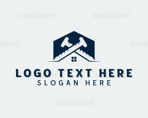 Builder Construction Nail Logo