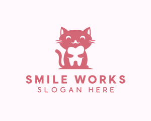 Dental - Cat Tooth Dental logo design