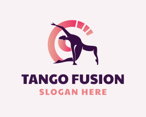 Tango - Dance Girl Performer logo design