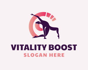 Vitality - Dance Girl Performer logo design