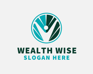 Health Wealth Foundation logo design