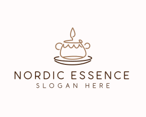 Scented Candle Decor logo design