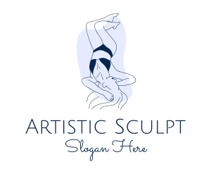 Sexy Woman Body logo design