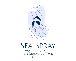 Sexy Woman Body logo design