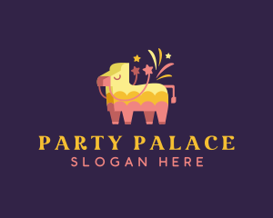 Piñata Party Celebration logo design