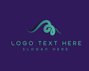Abstract - Loop Wave Firm logo design