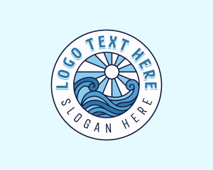 Coastal - Coastal Sea Wave logo design