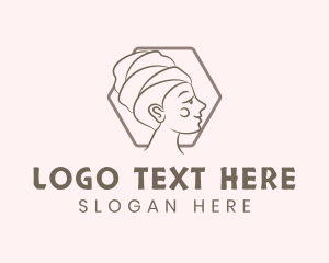 Earring - Turban Lady Beauty logo design