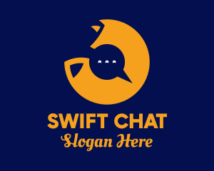 Fox Chat Messenger logo design