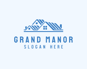 Mansion Roof Housing logo design