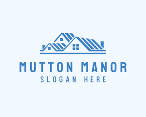 Mansion Roof Housing logo design