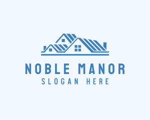 Mansion Roof Housing logo design