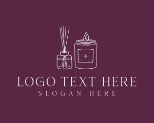 Scented - Candle Decor Artisanal logo design