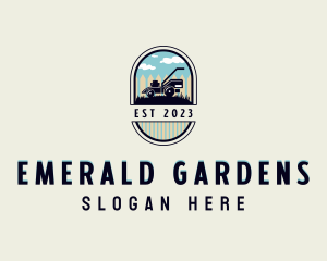 Lawn Care Fence Yard logo design