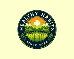 Farm Agriculture Field Logo