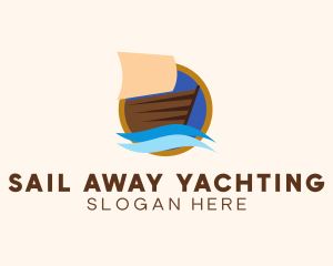 Sailing Boat Maritime logo design