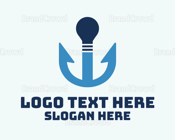 Anchor Light Bulb Logo