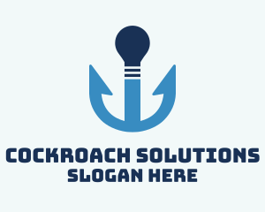 Anchor Light Bulb logo design