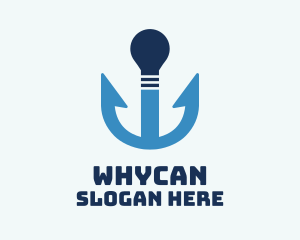 Seaman - Anchor Light Bulb logo design