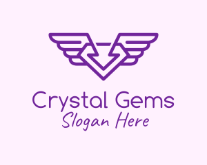 Arrow Diamond Wings  logo design