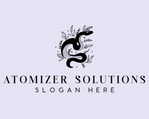 Ornamental Boho Snake Logo