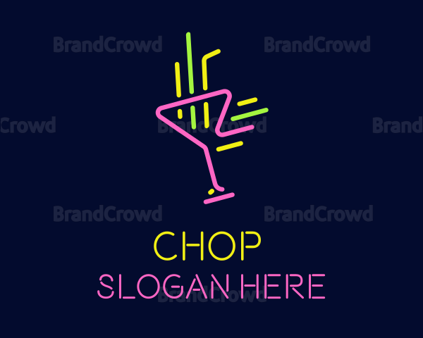 Neon Cocktail Strobe Logo