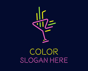 Neon Cocktail Strobe Logo