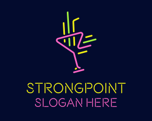Neon Cocktail Strobe Logo