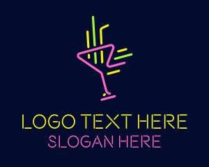 Neon Cocktail Strobe Logo