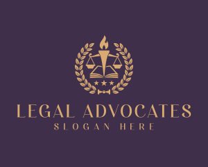 Law School Judiciary logo design