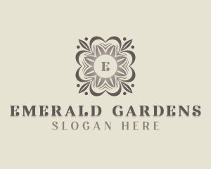 Stylish Floral Garden logo design