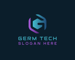 Tech Multimedia Digital Letter G logo design