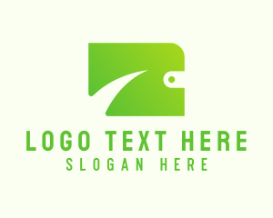 Modern - Green Digital Wallet logo design