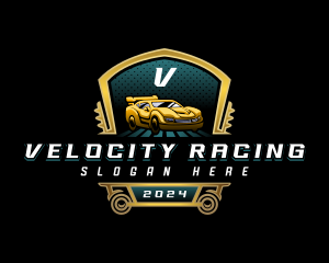 Racing Car Automotive logo design