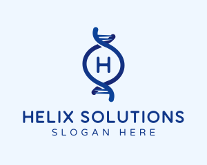 Helix - DNA Science Club Laboratory logo design